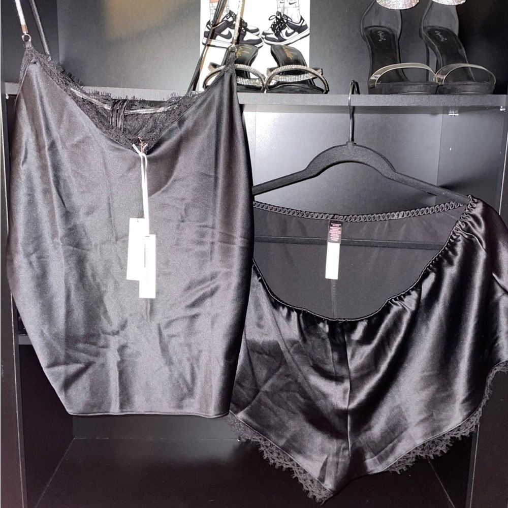 Victoria’s Secret XL satin lace pajama set